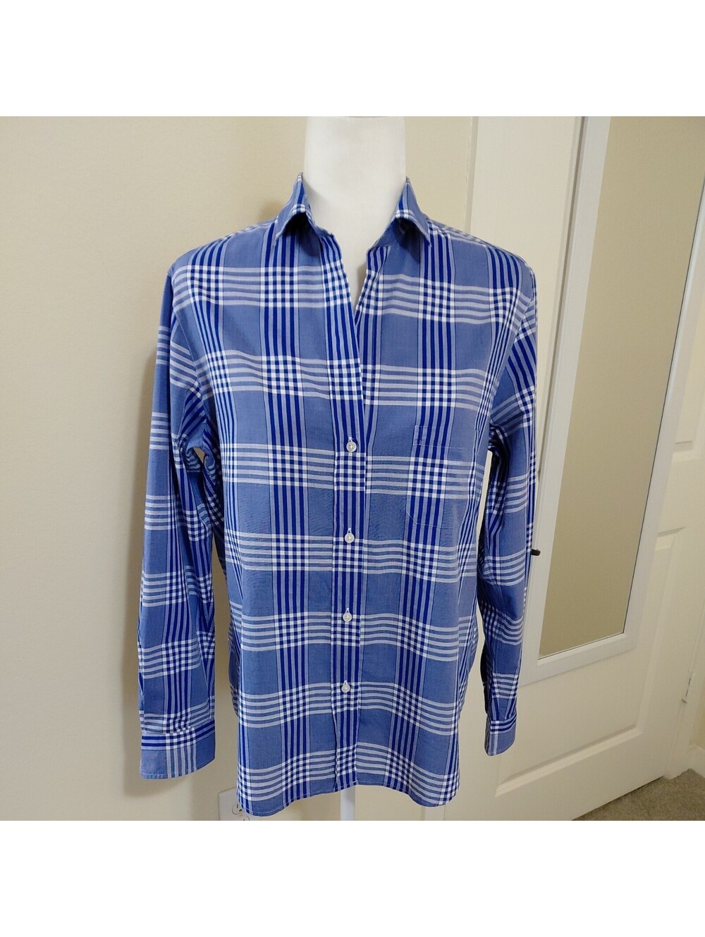Grayson by Frank & Eileen ladies Shirt The Hero Plaid Size S EUC Cotton #942